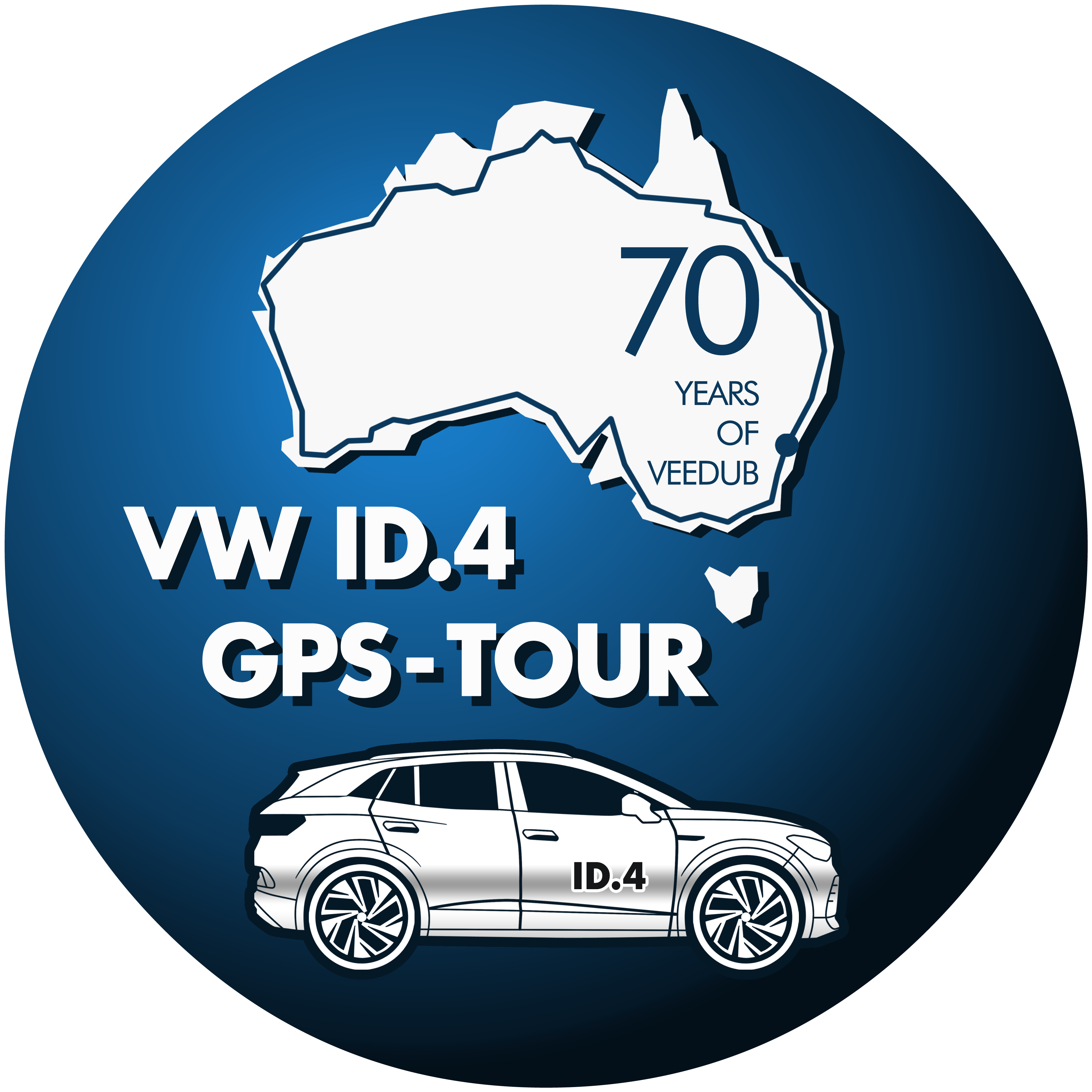 Logo VW ID.4 GPS-TOUR